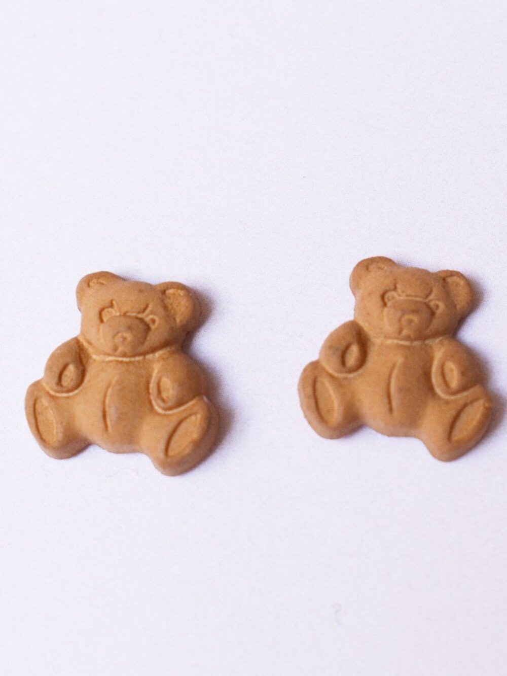 Brown Bear Earrings